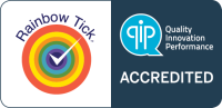 QIP accredited Rainbow Tick